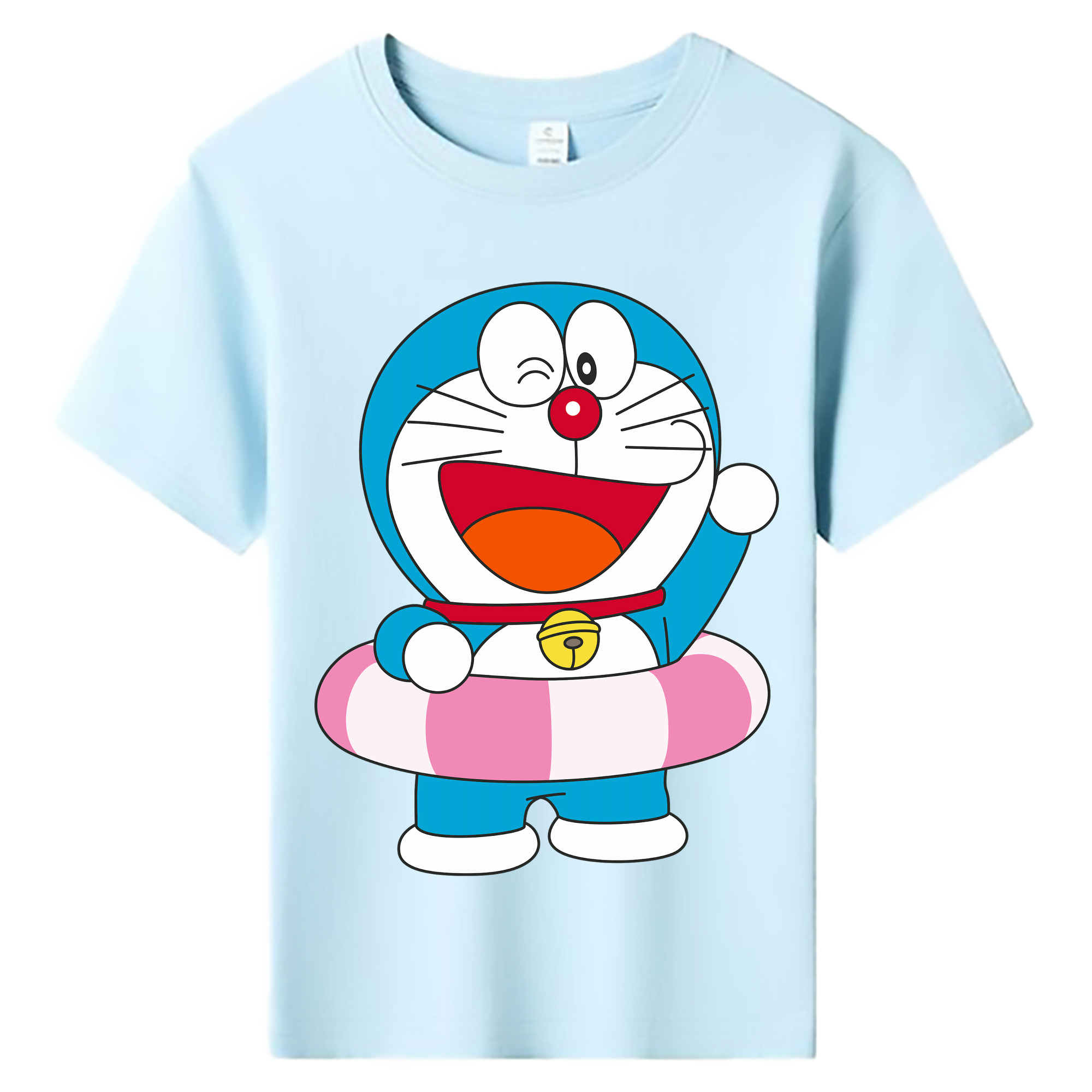 （画像用） ドラえもん Doraemon 綿100％キッズTシャツ（フロントプリント）